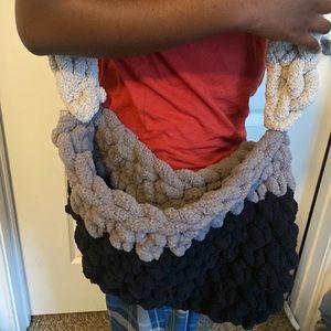 Crochet man made bag